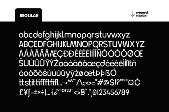 Neueral Grotesk Variable Font PNG with transparent background - Preview 4