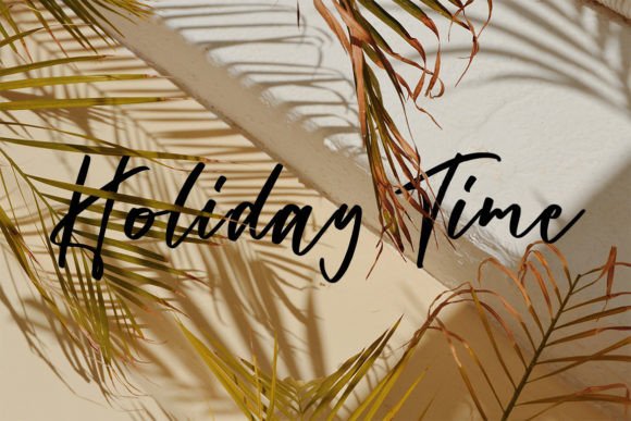 Palmero Bay Font PNG with transparent background - Preview 2