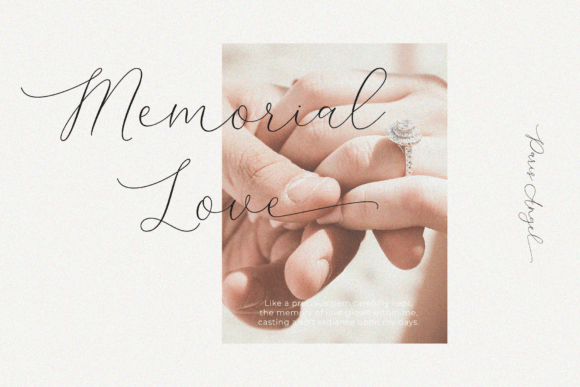 Paris Angel Font PNG with transparent background - Preview 3