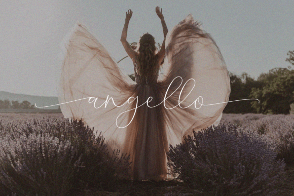 Paris Angel Font PNG with transparent background - Preview 4