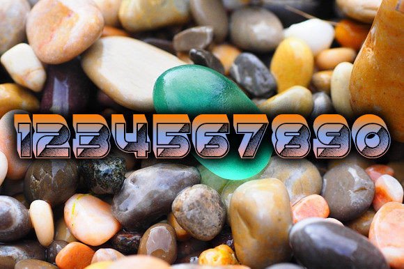 Rocking Font PNG with transparent background - Preview 1