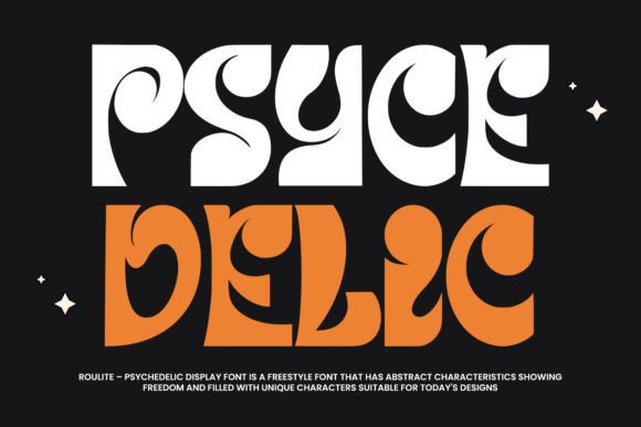 Roulite Font PNG with transparent background - Preview 1