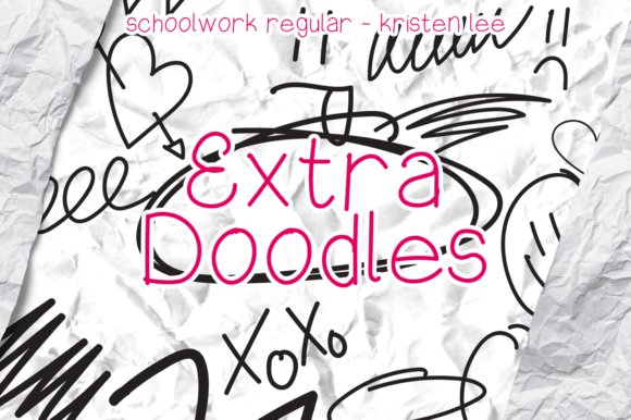 Schoolwork Font PNG with transparent background - Preview 1