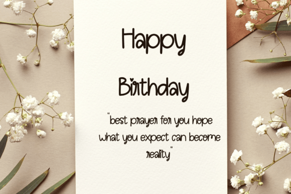 Simple Morning Font PNG with transparent background - Preview 1