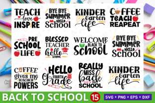 Back to School SVG Bundle Graphic by Regulrcrative · Creative Fabrica