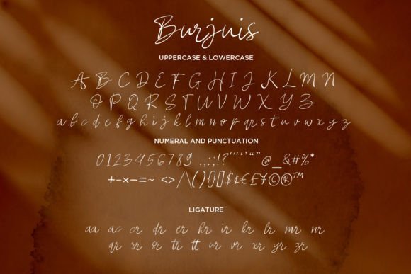 Burjuis Font - Preview 5
