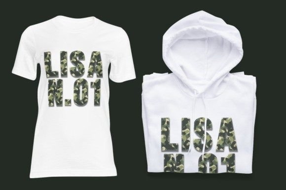 Camouflage Font - Preview 6
