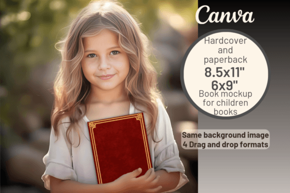 Children Book Canva Mockup