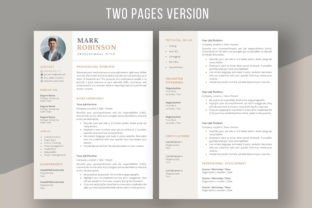 Clean Resume Template for Word Graphic by Aivos · Creative Fabrica