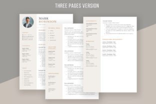 Clean Resume Template for Word Graphic by Aivos · Creative Fabrica