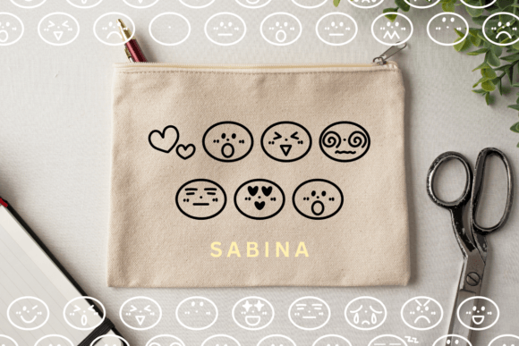 Emoji Doodle Font - Preview 5