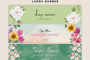 Etsy Shop Banner - Floral Shop Graphic by Magika Templates · Creative ...