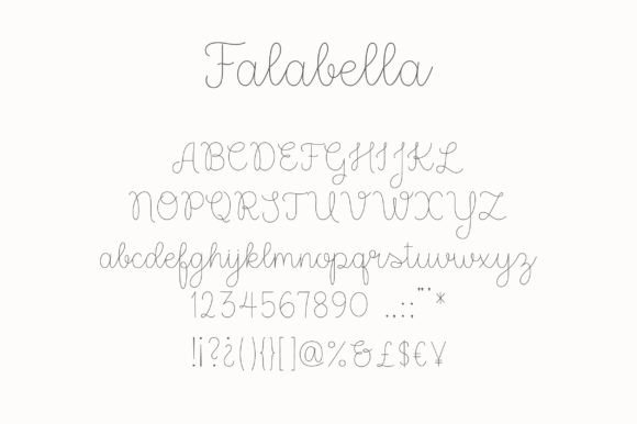 Falabella Font - Preview 1