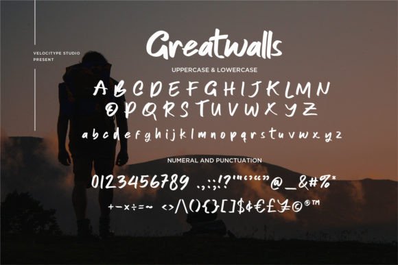 Greatwalls Font - Preview 5