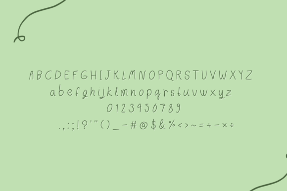 Little Cool Font PNG with transparent background - Preview 1