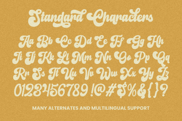 Monchila Font PNG with transparent background - Preview 1