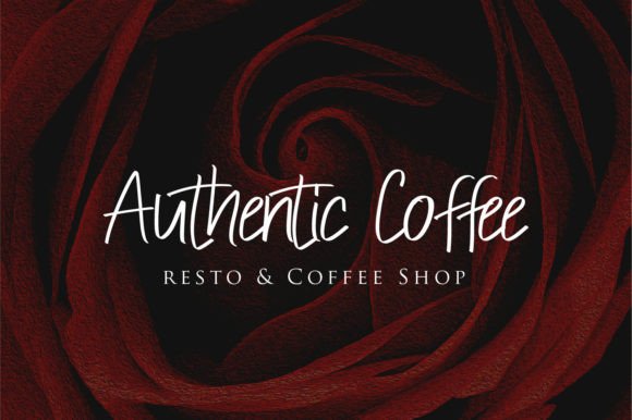 Rosallina Font PNG with transparent background - Preview 2