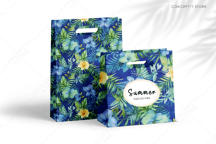 Tropical Flowers Seamless Patterns Graphic by Conceptty · Creative Fabrica