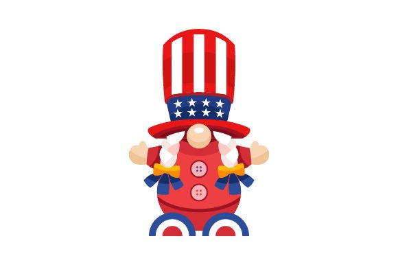 4th of July Gnome Craft Design
