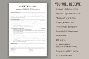 ATS Resume Template for Word | ATS CV Graphic by Aivos · Creative Fabrica