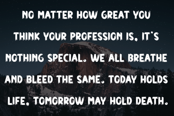 Bloody Font - Preview 5