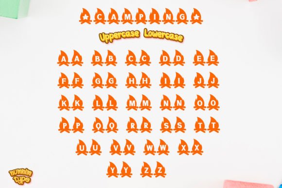 Camping Font - Preview 6