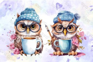 Cute Owl Sublimation Clipart Graphic by SVG Go · Creative Fabrica