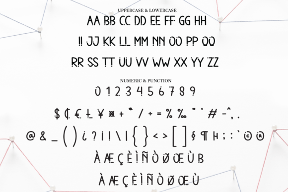 Dot Line Font - Preview 6
