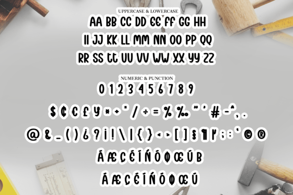 Equipment Font - Preview 6