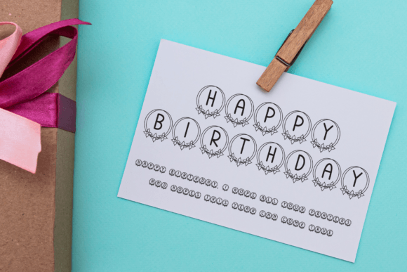 Flower Font - Preview 3