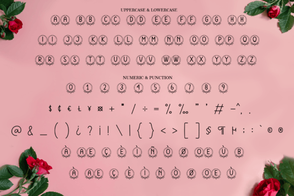 Flower Font - Preview 5