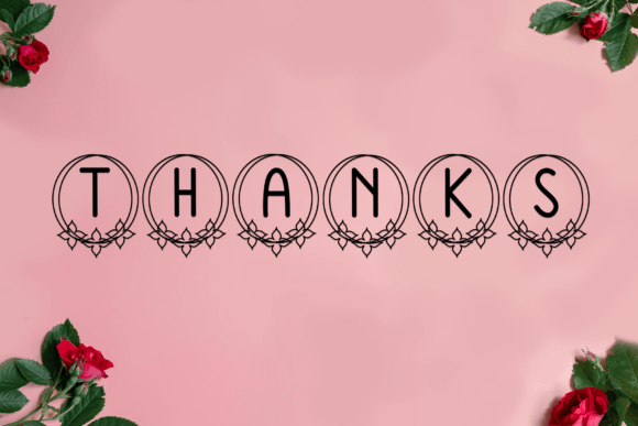 Flower Font - Preview 6