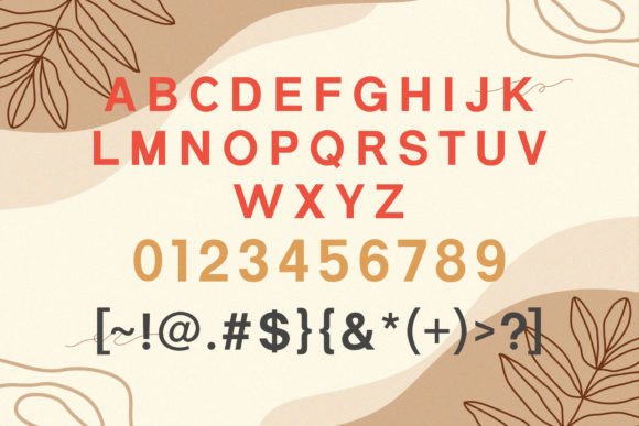 Gorestka Font font preview - 4