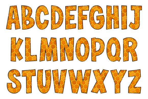 Honeycomb Font - Preview 1