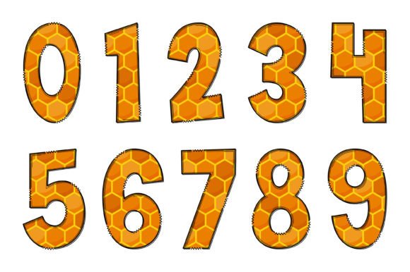 Honeycomb Font - Preview 3