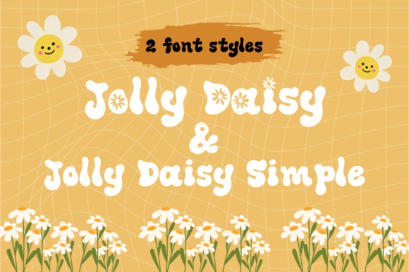 Jolly Daisy Font PNG with transparent background - Preview 1