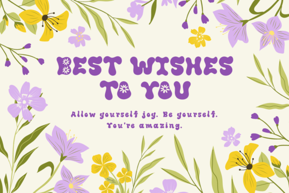 Jolly Daisy Font PNG with transparent background - Preview 6