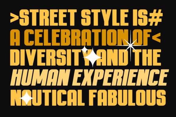 Nautical Fabulous Font PNG with transparent background - Preview 2