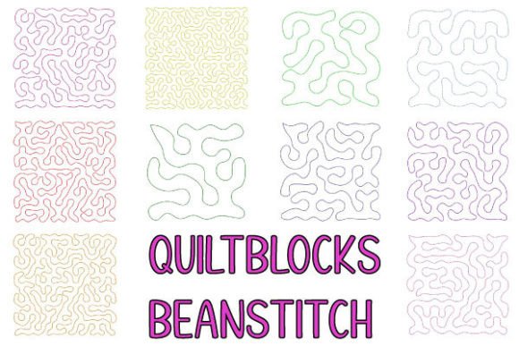 Quiltblock Patterns 3.8“ / 98 Mm