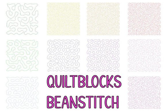  Quiltblock Patterns 5.8“ / 148 Mm