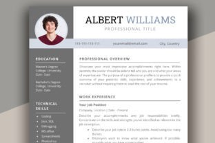 Resume Template for Word | CV Template Graphic by Aivos · Creative Fabrica