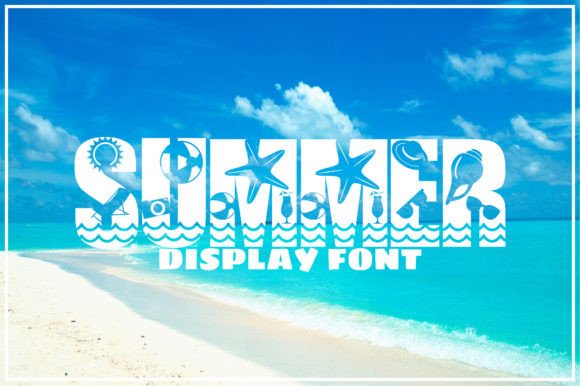 Summer Fuentes Decorativas Fuente Por AvocadoSVG