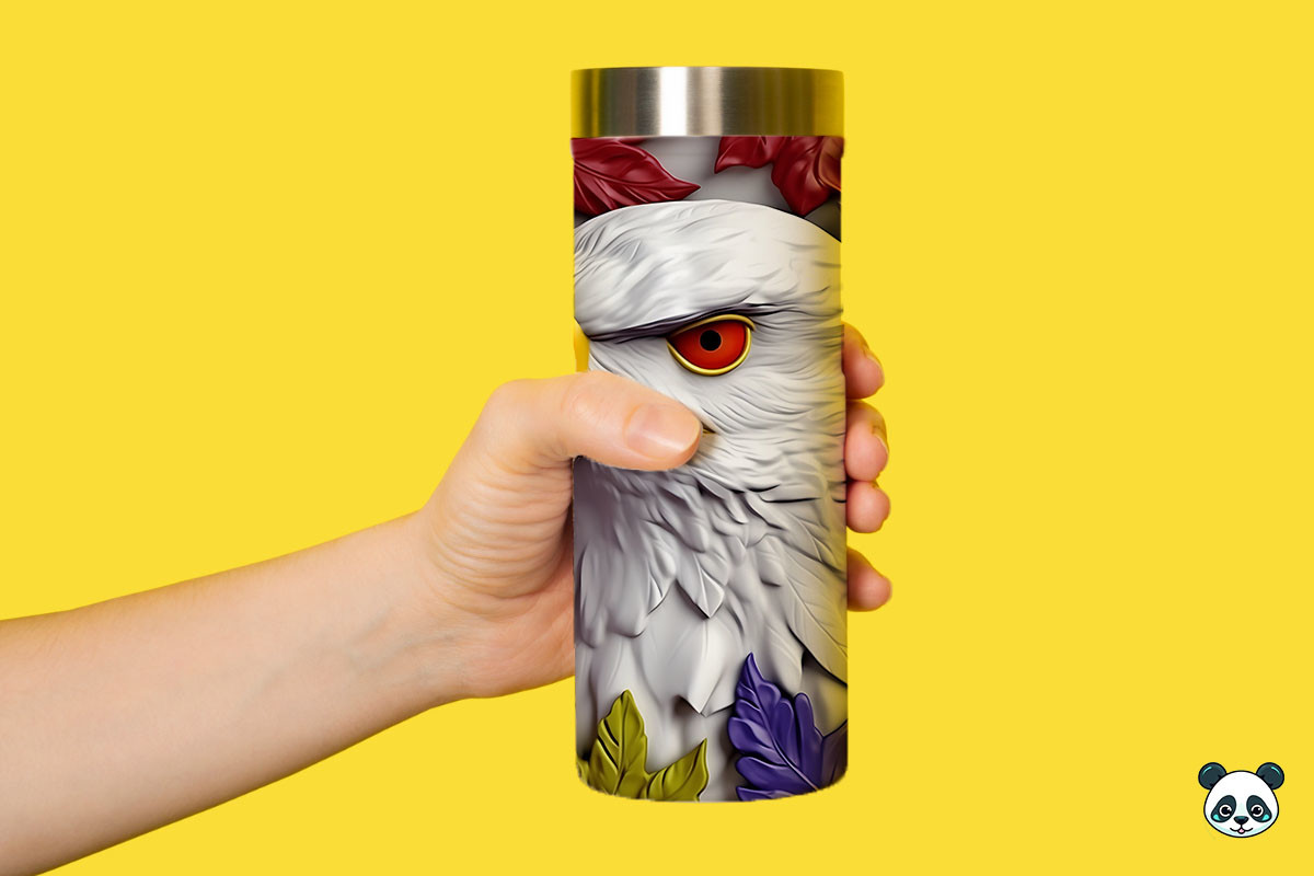 3D Eagle Patriotic Tumbler Wrap PNG Graphic by Pandastic · Creative Fabrica