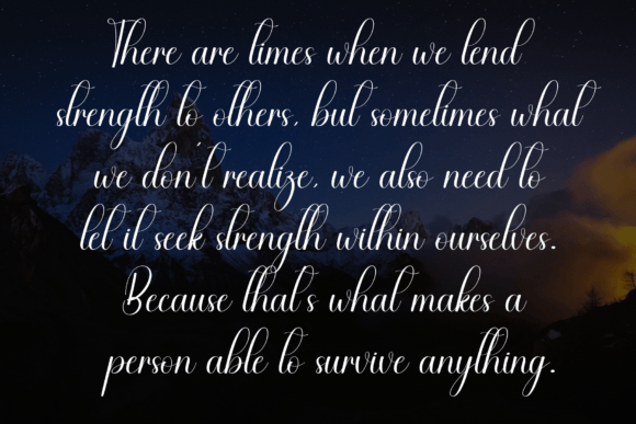 Angeline Font - Preview 5