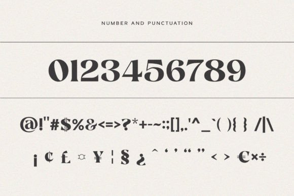 'bergavick' Font - Preview 6