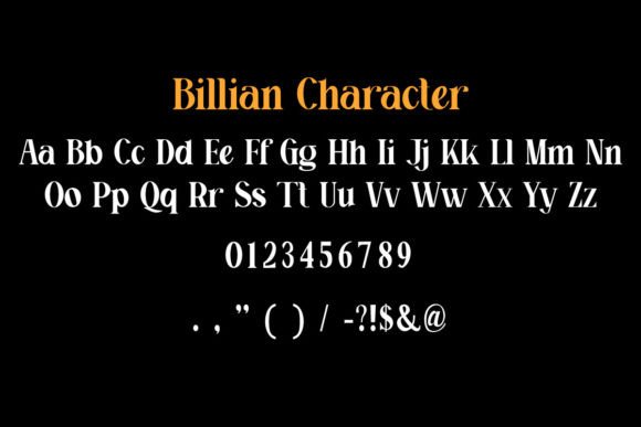 Billian Font - Preview 5