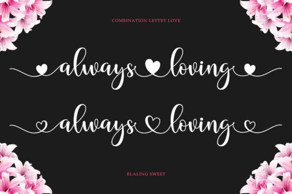 Blaling Sweet Font - Preview 6