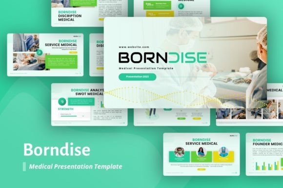 Preview of Borndise Medical Presentation Template