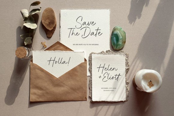 Brighton Signature Font PNG with transparent background - Preview 3