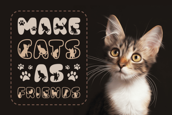 Cat Nite Font - Preview 2